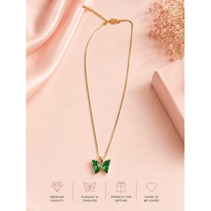 Butterfly Anti-Tarnish Chain with Pendant
